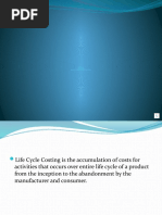 Product Life Cycle Costing / Whole Life Cycle Costing /life Cycle Costing