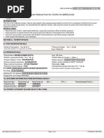 Icmr Specimen Referral Form For Covid-19 (Sars-Cov2) : (If Yes, Attach Prescription If No, Test Cannot Be Conducted)