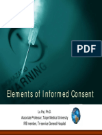 Elements of Informed Consent - Lu Pai