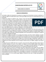 Charla de Seguridad Del Mes de Abril Del 5 Al 14