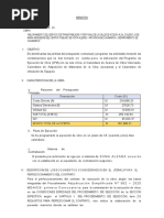 Memoria de Consideraciones Tomadas para Elaboracion de Documentos