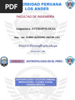 Antropologia y Cultura Urbana