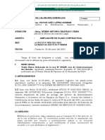 Ampliación de Plazo - Informe