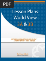 Lesson Plans World View 3a & 3b