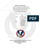 Contoh Proposal Penelitian Tindakan Kelas