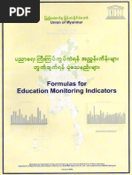 လက်စွဲစာစဥ်-ပညာရေးကြီးကြပ်ကွပ်ကဲရန် အညွှန်းကိန်းများတွက်ချက်ရန် ပုံသေနည်းများ