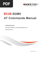 Sgmii AT Commands Manual: LTE Module Series