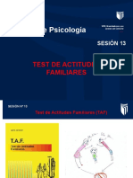 Escuela de Psicología: Test de Actitudes Familiares