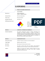 Petron Gaas (Kerosene) : Material Safety Data Sheet