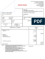 Invoice TNT