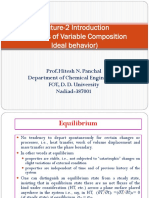 Lecture-2 Introduction-System of Variable Composition (Ideal Behaviour)