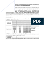 Acta de Asignacion de Localidades para Agentes Externos Del Componente Social Del Nucleo Ejecutor de Alcance Departamental Puno