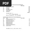 Q.1 Calculate ' Net Value Added at Factor Cost' From The Following Dta: S.No Items (Rs in Lakh)