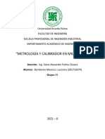 Metrología y Calibrador en Milimetros Final