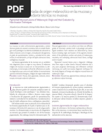 Lesiones Pigmentadas de Origen Melanocítico en Las Mucosas