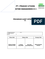 Pinago Prosedur Audit Internal K3