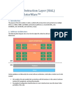 Hardware Abstraction Layer (Hal) Module of Motorware: User Interface