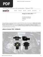 SENSOR TPS - Guía 2020 - Funcionamiento y Fallas