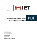 Project Report On Marketing Strategies of HP in India Mayank Thakur