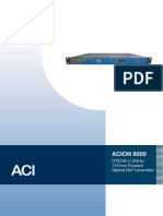 Acion 8000: Dt8130 (1.2Ghz) 1310Nm Forward Optical DM Transmitter