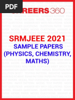 SRMJEEE 2021 Sample Papers