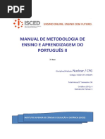 Módulo de Metodologia de Ensino e Aprendizagem Do Portugues II