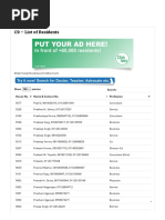 3 - List of Residents - VKRWA