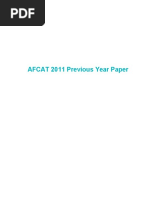 Afcat Previous Year Question Paper 2011 93ec6075