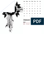 2021 Monthly Calendar Design Template 05