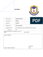 Assignment 1 (Mis201)