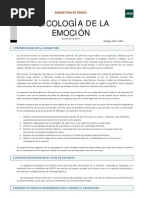 Psicologia de La Emocion