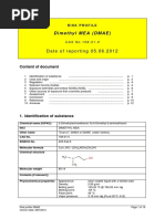 Dimethyl MEA (DMAE) : Date of Reporting 05.06.2012