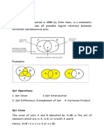 Venn Diagram: Set Operations