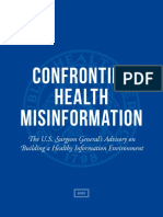 Surgeon General Misinformation Advisory