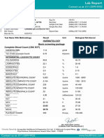 Haematology Basic Screening Package Complete Blood Count (CBC EXT)