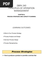 Chap 6 Process Strategies and Capacity Planning