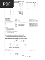 Design of Moment Connection (Welded Type) : Beam Properties: ISB 113.5x113.5x4.5 Column Properties: ISMC 200