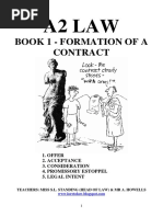 Book 1 - Formation of A Contract