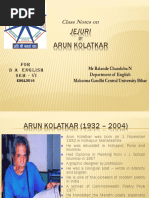 Jejuri: Arun Kolatkar