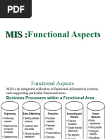 MIS Functional Aspects