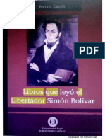 Libros Que Leyo El Libertador Simon Bolivar