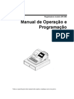 Registadora Modelo ER-380 Manual de Operação e Programação