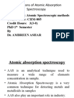 LECTURE 30 Application of AAS For Industrial Samples