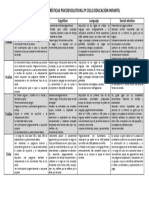 Cuadro Caracteristicas Psicoevolutivas