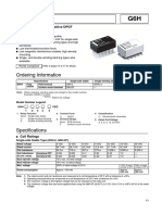 G6H PCB Relay: Ordering Information