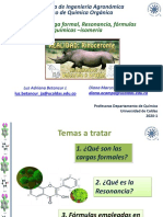 Quimica Organica Clase 3. Resonancia y Formulas 2020