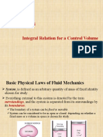 Integral Relation of Fluid Flow