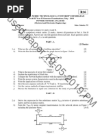 JNTUH 3-2 R16 QP Power Systems Analysis May - 2019