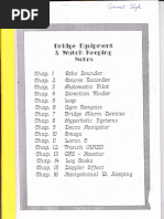 Bridge Equipment & Watchkeeping Notes