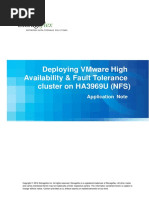 Deploying VMWare High Availability & Fault Tolerance